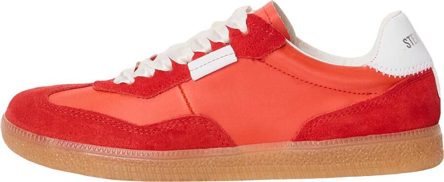 STEVE MADDEN Sneakers laag 'Emporia' oranjerood lichtrood wit