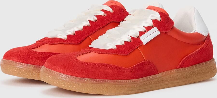 STEVE MADDEN Sneakers laag 'Emporia' oranjerood lichtrood wit - Foto 4