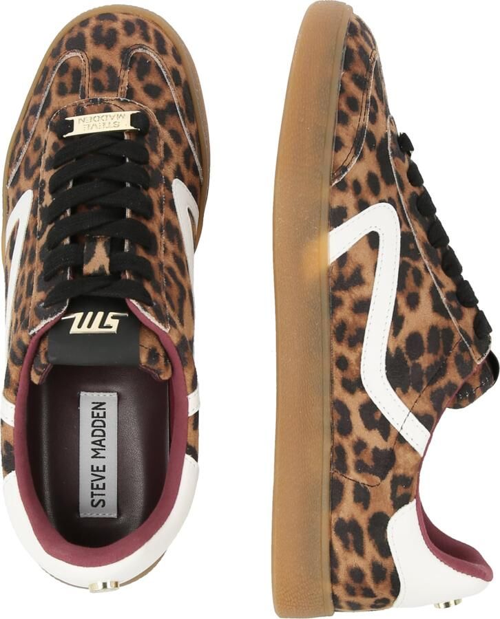 STEVE MADDEN Sneakers laag 'Gayle' lichtbruin donkerbruin zwart wit - Foto 2