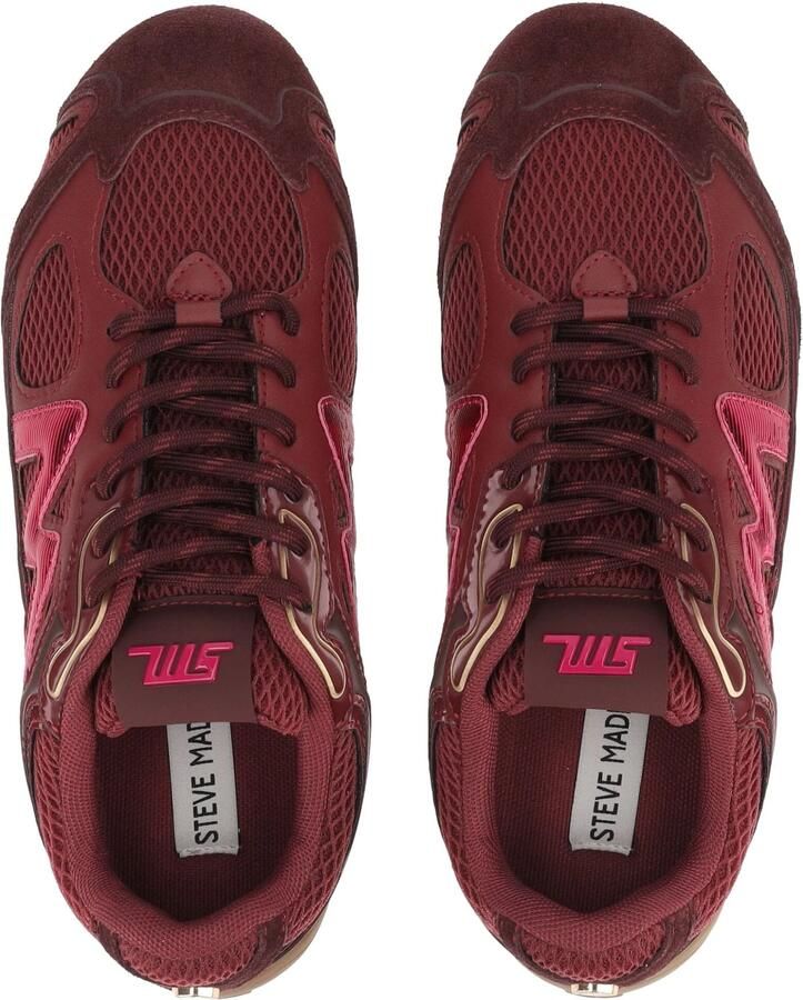 Steve Madden Dames Sneakers Rood SM11005540 DYQ Rally Time - Foto 5