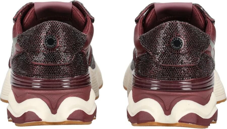 Steve Madden Dames Sneaker Setback-r Dark Cherry Lacq Bordeaux - Foto 3