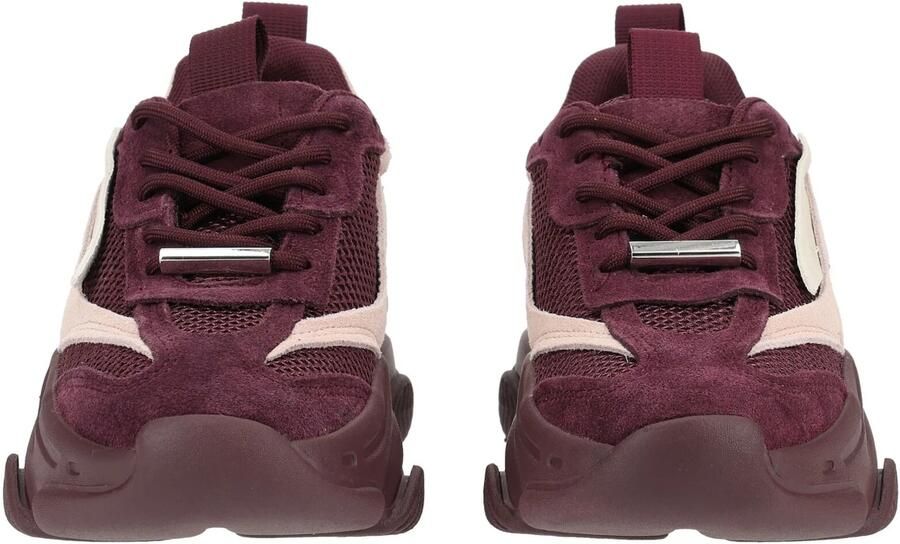 Steve Madden Possession-E chunky suède sneakers aubergine roze - Foto 3