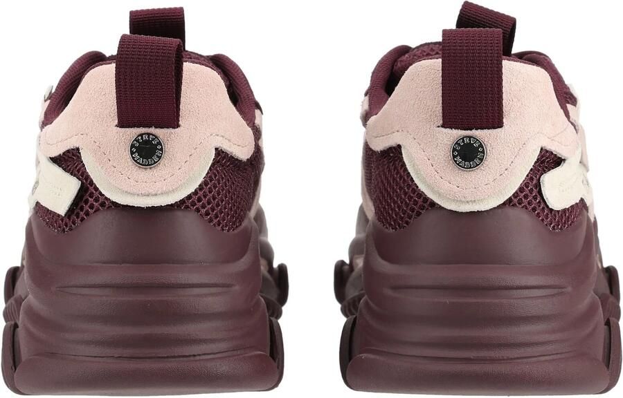 Steve Madden Possession-E chunky suède sneakers aubergine roze - Foto 4