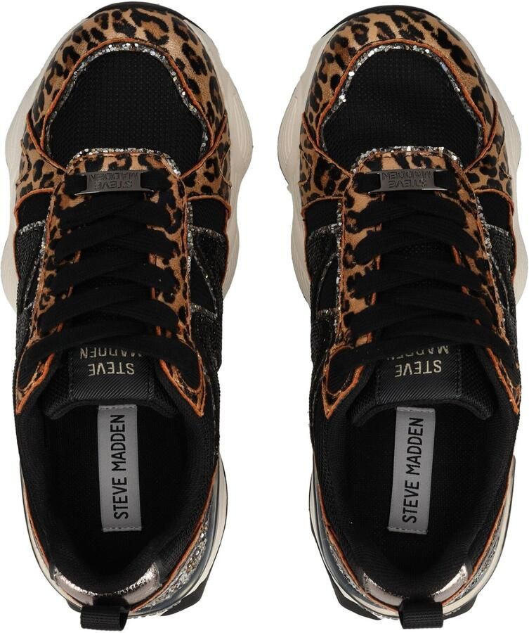 STEVE MADDEN Sneakers laag lichtbruin zwart - Foto 2