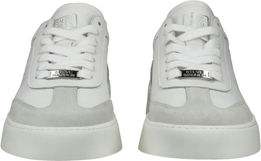 STEVE MADDEN Sneakers laag lichtgrijs wit - Foto 4