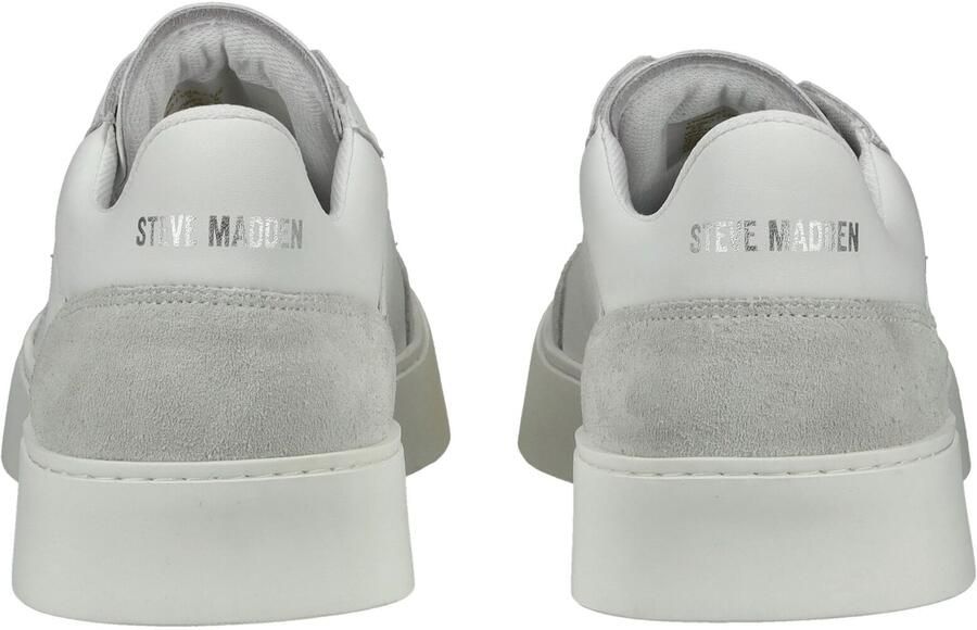 STEVE MADDEN Sneakers laag lichtgrijs wit - Foto 3