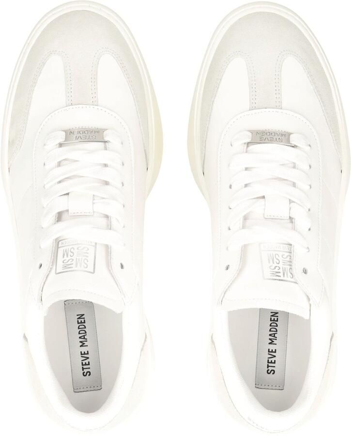 STEVE MADDEN Sneakers laag lichtgrijs wit - Foto 2