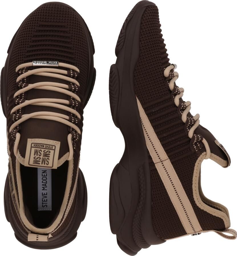 STEVE MADDEN Sneakers laag 'MAC-E' donkerbeige zwart - Foto 2