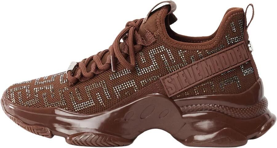 STEVE MADDEN Sneakers laag 'Maxout' bruin zilver - Foto 10