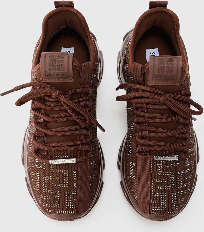 STEVE MADDEN Sneakers laag 'Maxout' bruin zilver - Foto 5