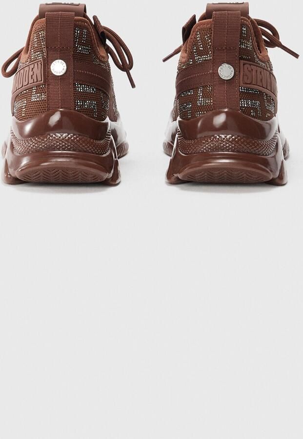 STEVE MADDEN Sneakers laag 'Maxout' bruin zilver - Foto 4