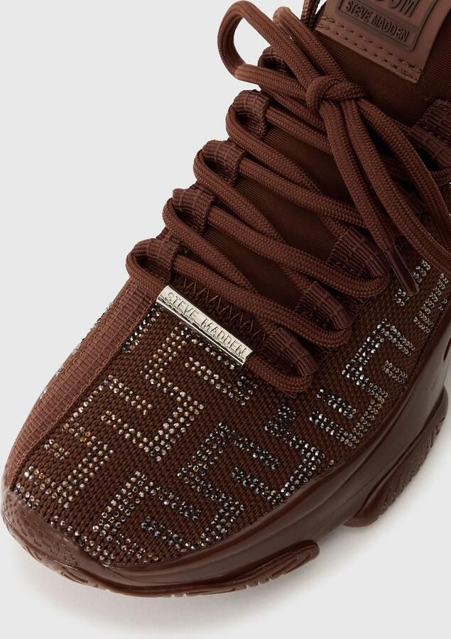STEVE MADDEN Sneakers laag 'Maxout' bruin zilver - Foto 7