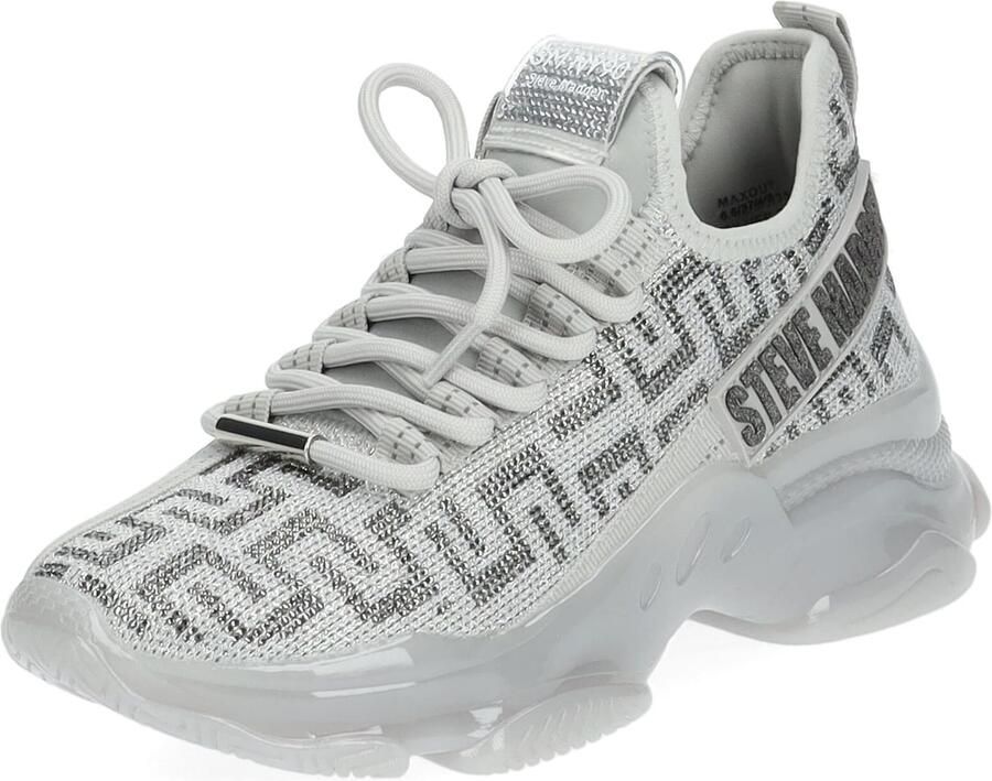 STEVE MADDEN Sneakers laag 'Maxout' lichtgrijs donkergrijs