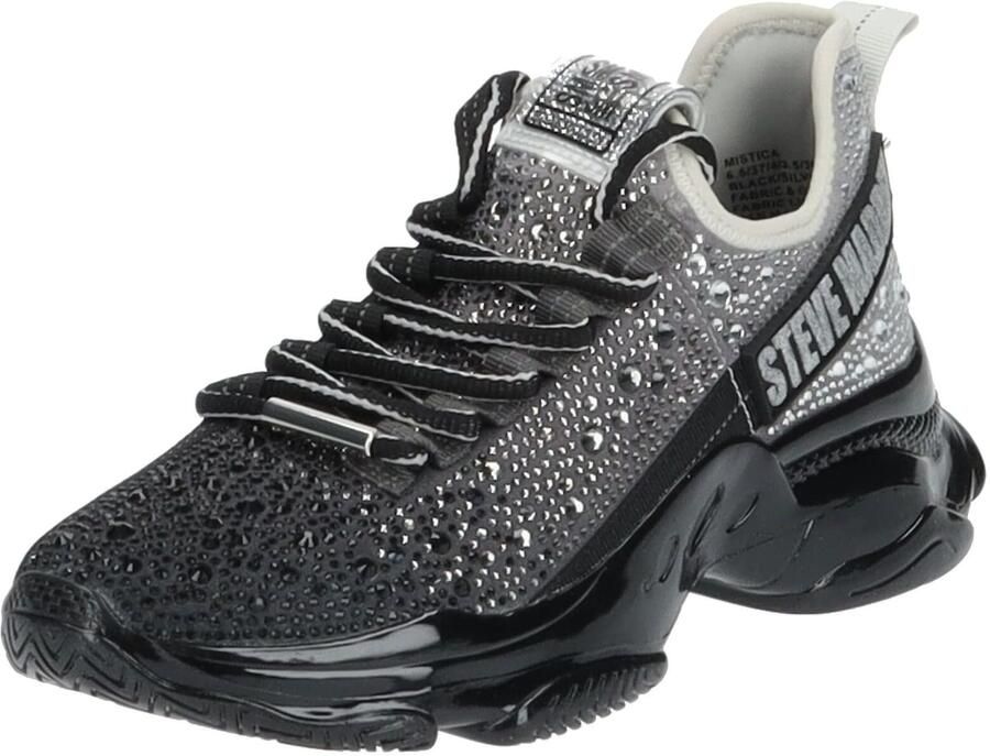 Steve Madden Mistica SM11002320-04004-915 Zwart Zilver