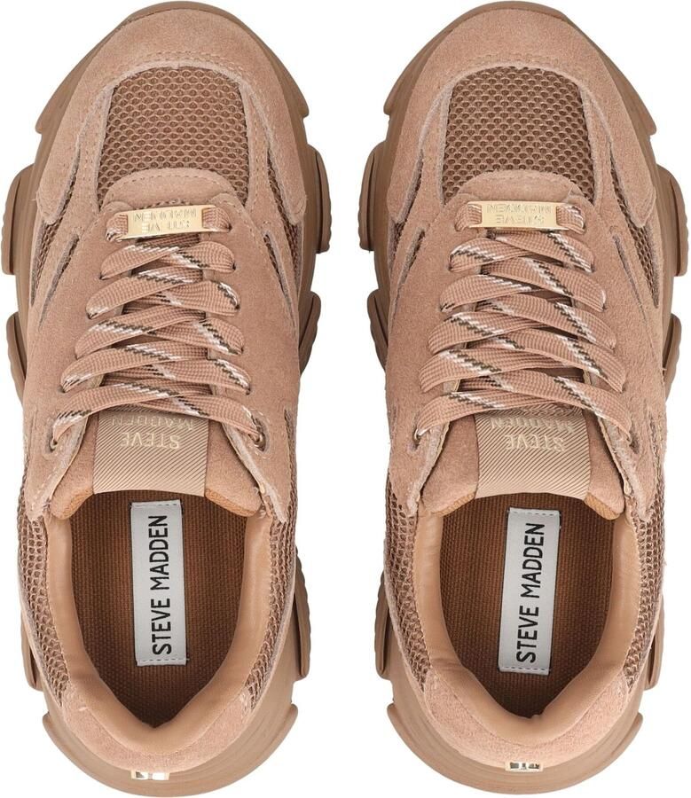 Steve Madden Front Row chunky sneakers bruin - Foto 8