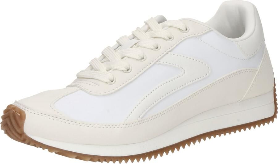 STEVE MADDEN Sneakers laag 'Nellaa' lichtbeige wit