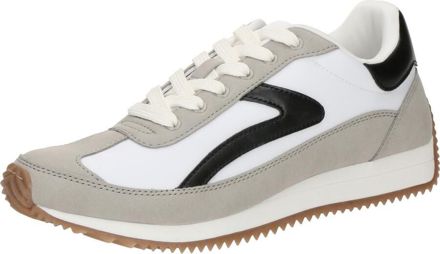 STEVE MADDEN Sneakers laag 'Nellaa' taupe zwart wit