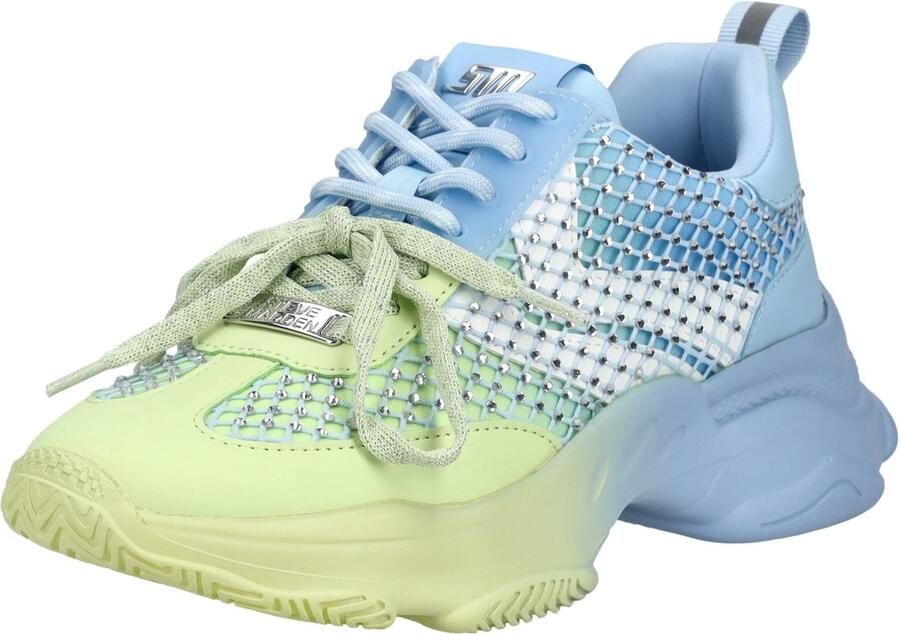 STEVE MADDEN Sneakers laag pastelblauw neongroen wit
