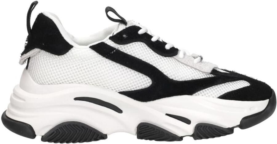 Steve Madden Possession-E chunky sneakers wit zwart - Foto 2