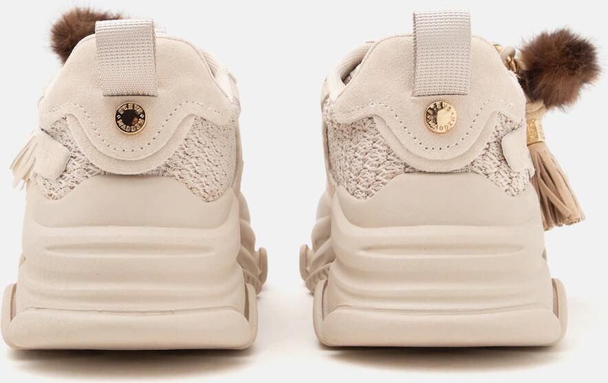 Steve Madden Possession-PPE Bone Suede Beige Dames Sneaker - Foto 9