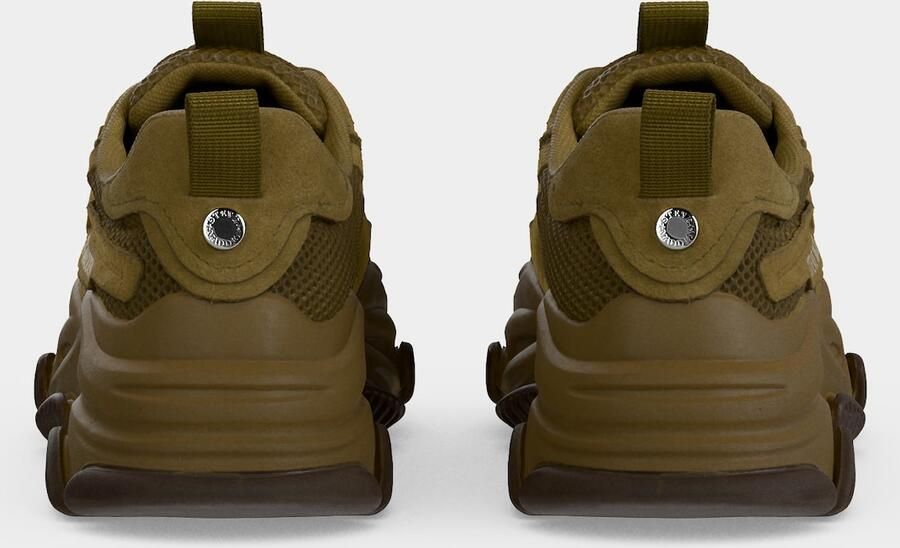 Steve Madden Possession-E chunky suède sneakers olijfgroen - Foto 3