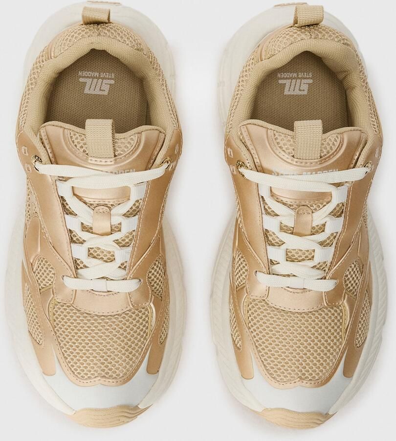 STEVE MADDEN Sneakers laag 'Power 1' goud wit - Foto 2