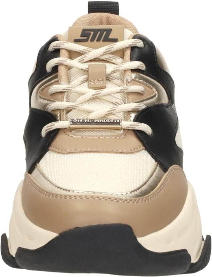 STEVE MADDEN Progressive khaki black Beige Mesh Lage sneakers Dames - Foto 4