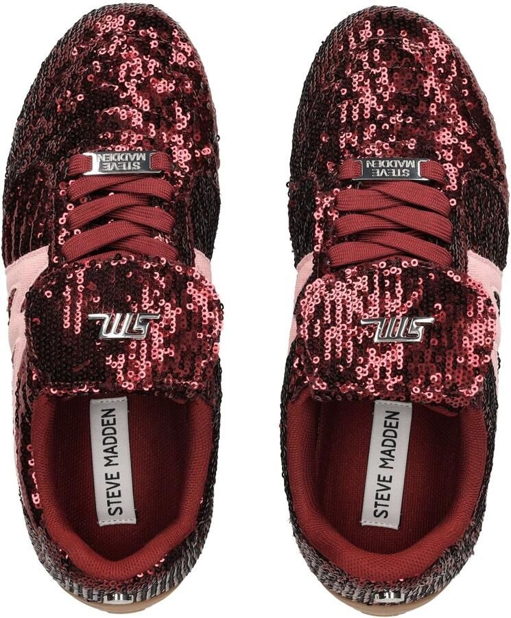 STEVE MADDEN Sneakers laag rosa wijnrood - Foto 2