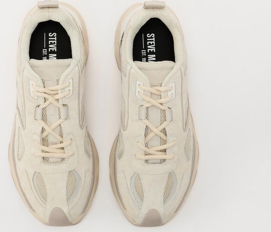 STEVE MADDEN Sneakers laag 'Serpent' grijs wit offwhite - Foto 3