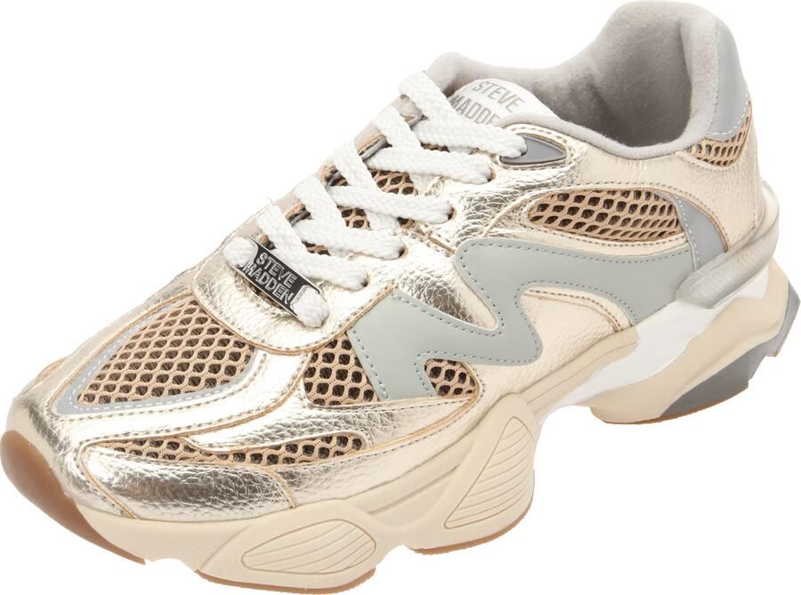 STEVE MADDEN Sneakers laag 'Speeder' ecru lichtblauw goud - Foto 11