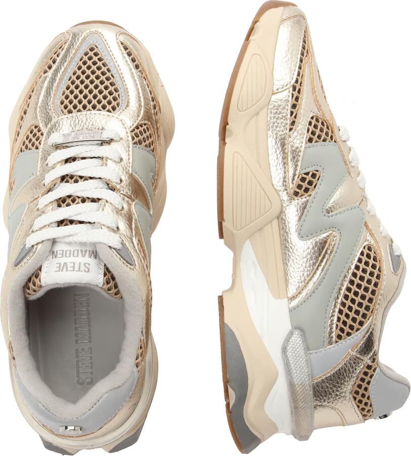 STEVE MADDEN Sneakers laag 'Speeder' ecru lichtblauw goud - Foto 12