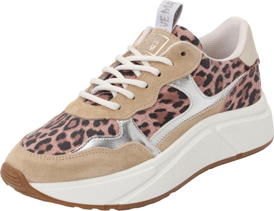 STEVE MADDEN Sneakers laag 'Starlyn' beige bruin rosé zilver