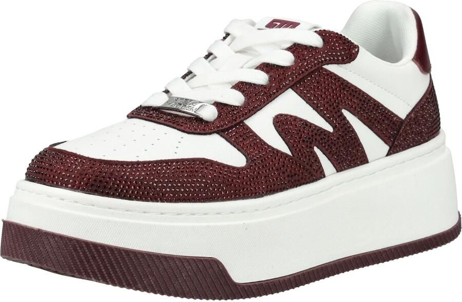 STEVE MADDEN Sneakers laag wijnrood wit