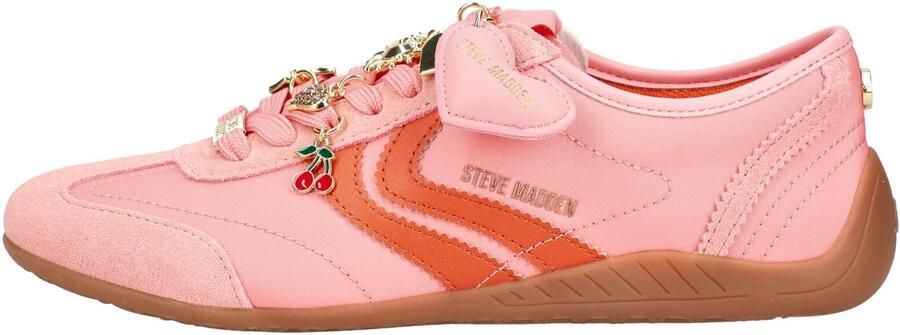STEVE MADDEN Sneakers laag zalm roze knalrood - Foto 6