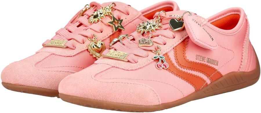 STEVE MADDEN Sneakers laag zalm roze knalrood - Foto 5