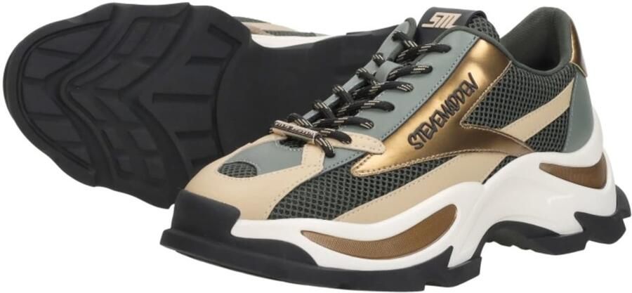 Steve Madden Dames Sneakers Zoomz Ice Pewter gld Multi - Foto 7