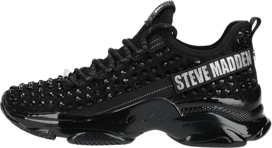 Steve Madden Dames Sneakers Zwart SM11005785 001 Mandalay-E - Foto 2