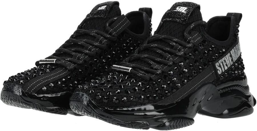 Steve Madden Dames Sneakers Zwart SM11005785 001 Mandalay-E - Foto 6