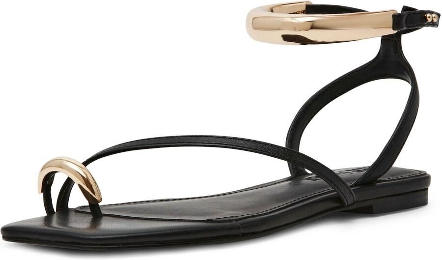 STEVE MADDEN Teenslipper goud zwart