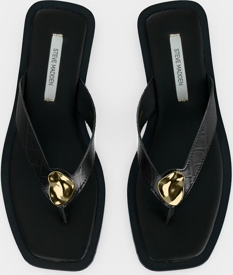 STEVE MADDEN Teenslipper 'Meira' zwart - Foto 2