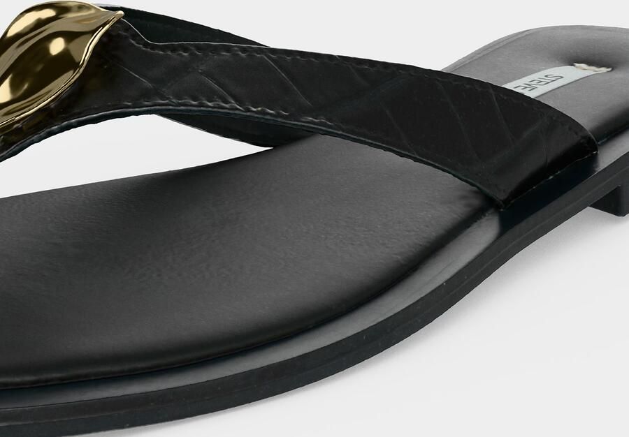 STEVE MADDEN Teenslipper 'Meira' zwart - Foto 3