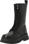 Steve Madden Chunky Zwarte Veterschoenen Black Dames - Thumbnail 3