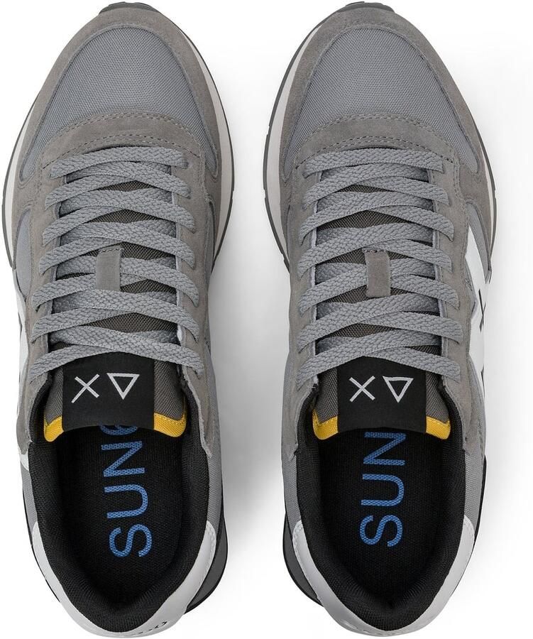 SUN68 Sneakers laag 'Men's Jaki 2.0 Solid Suede and Nylon Sneaker' grijs - Foto 3