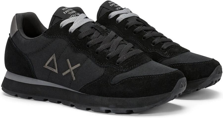 SUN68 Sneakers laag 'Men's Tom Sneakers in Nylon and Suede' zwart - Foto 5