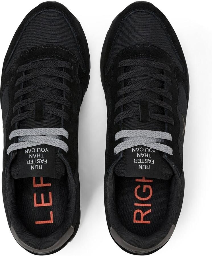 SUN68 Sneakers laag 'Men's Tom Sneakers in Nylon and Suede' zwart - Foto 6