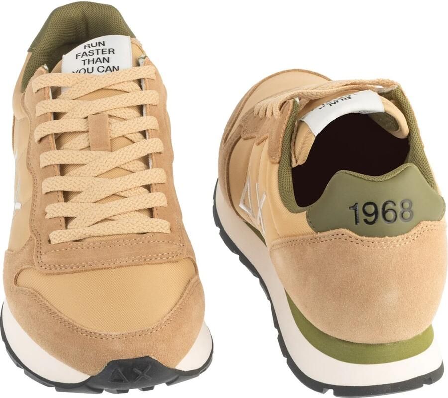 Sun68 Tom Solid Heren Sneakers Schoenen Beige Z36101 - Foto 5
