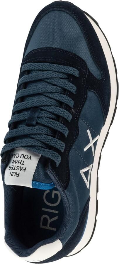 Sun68 Tom Solid Heren Sneakers Schoenen Blauw Z36101 - Foto 3