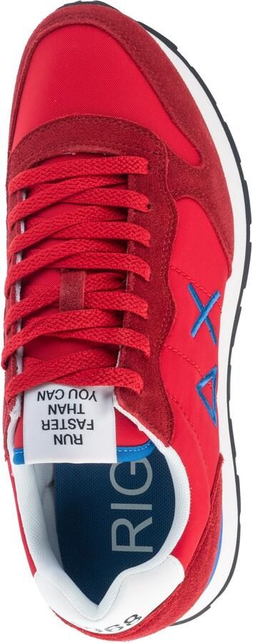 Sun68 Tom Solid Heren Sneakers Schoenen Rood Z36101 - Foto 6