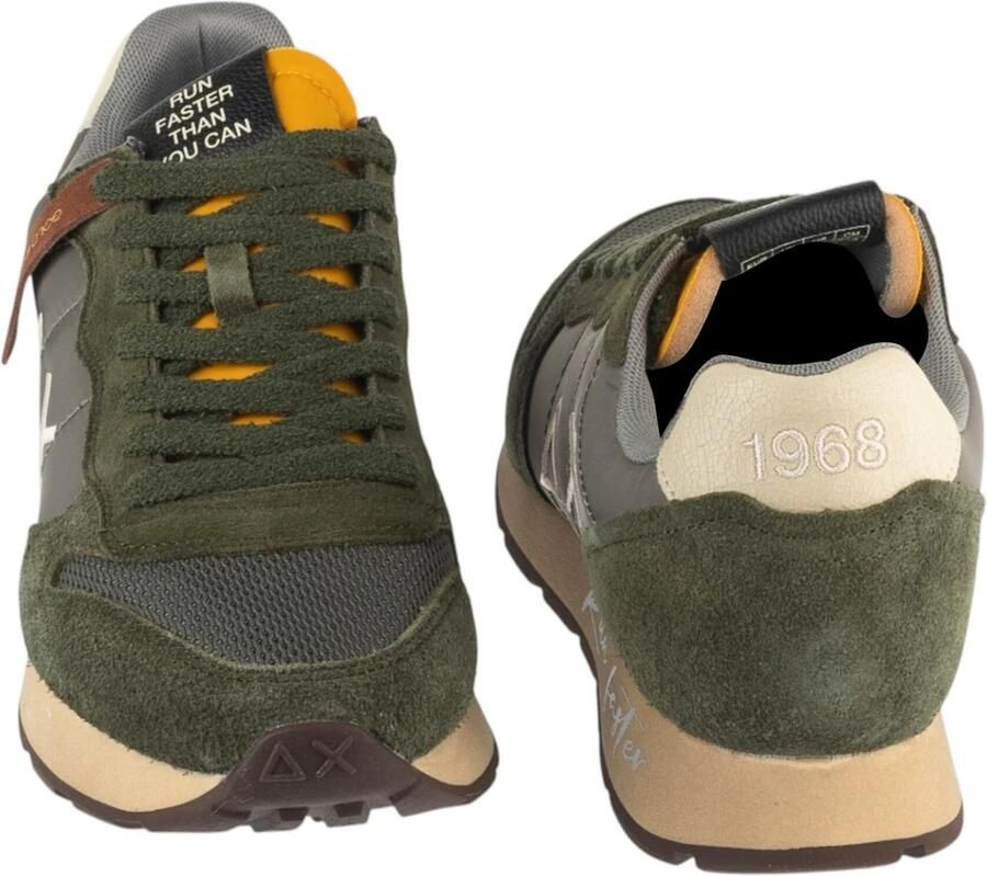 SUN68 Sneakers laag ' Tom Vintage' groen - Foto 4