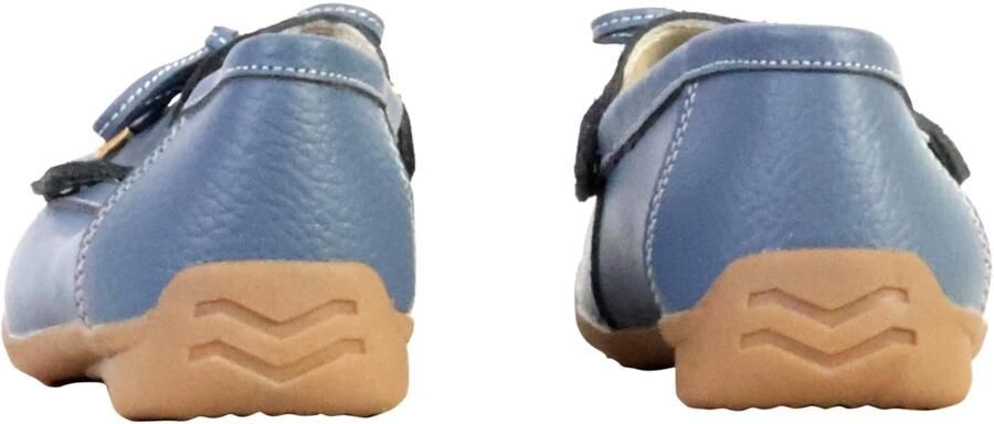 Super Mode Instappers 'LBS-Ledermokassin' blauw denim - Foto 8